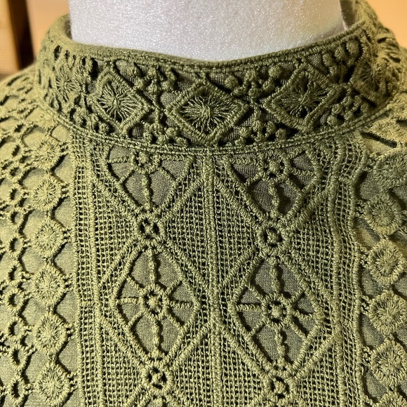 John Paul Richard Crochet Front Pullover Top Size XL - Picture 5 of 6